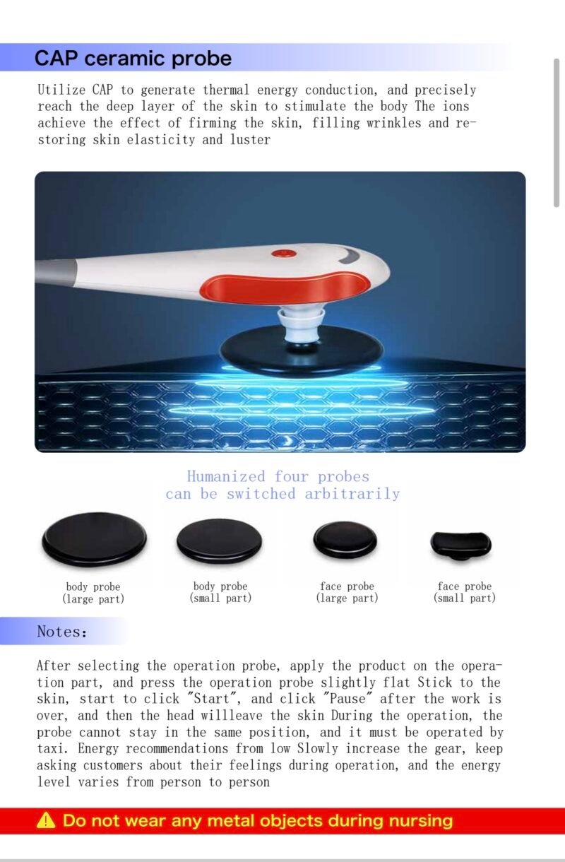 [High - efficiency fat reduction] 448K Fever Master - A magical device for precise fat reduction with 448khz frequency temperature control - 图片 5